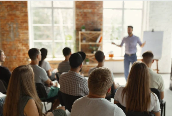 Formation d'anglais en groupe