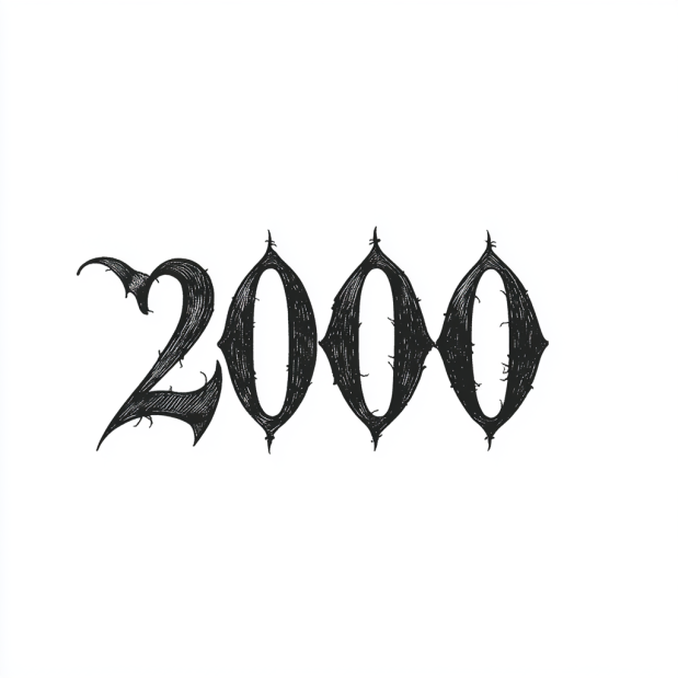 année 2000 en anglais