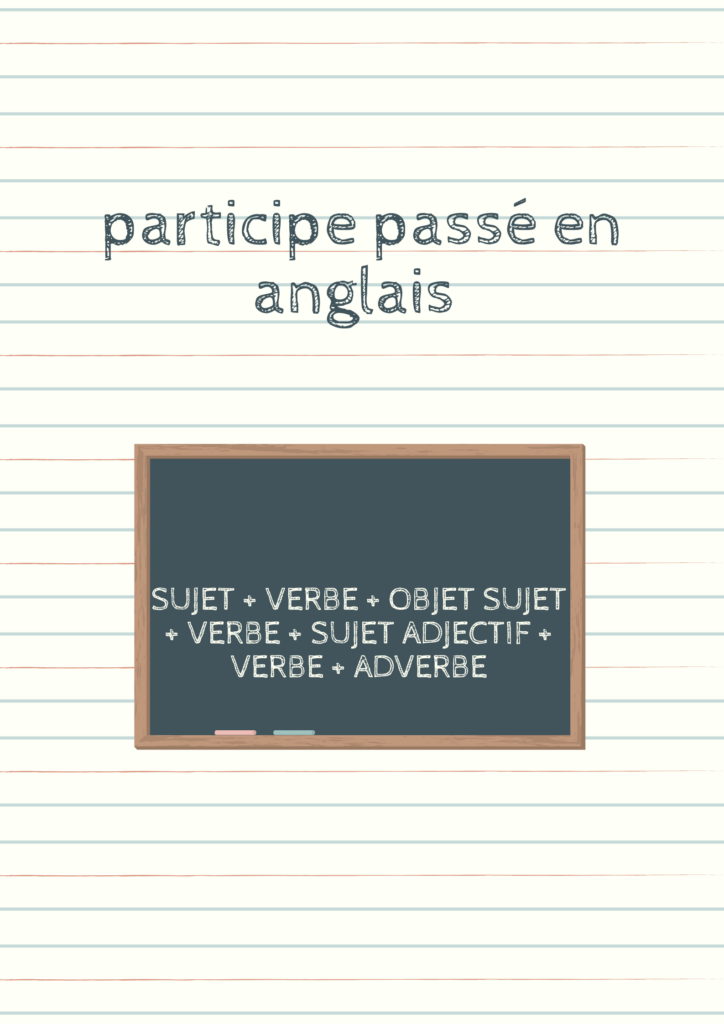 participe passé en anglais