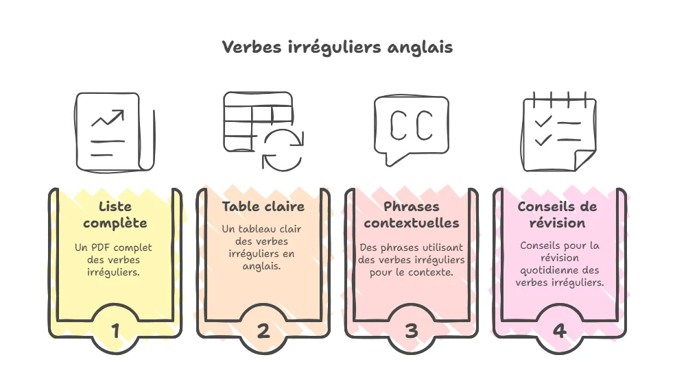200 verbes irréguliers en anglais