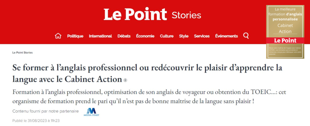 Formation anglais CPF