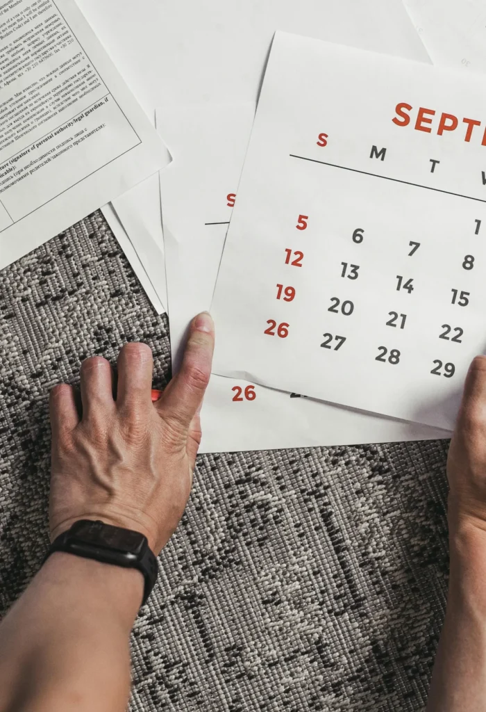 jours de semaine en anglais et francais